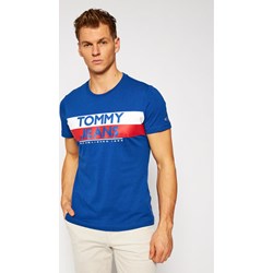 Tommy Jeans t-shirt męski z napisami wiosenny z krótkimi rękawami z bawełny  - zdjęcie produktu