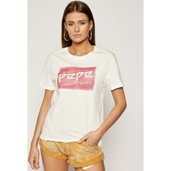 T-shirt męski Pepe Jeans z napisami  - zdjęcie produktu