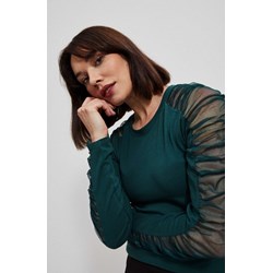 Bluzka damska Moodo.pl z długimi rękawami elegancka  - zdjęcie produktu