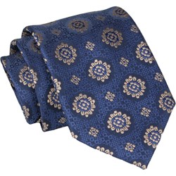 Krawat granatowy Alties w groszki  - zdjęcie produktu