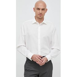 Koszula męska Seidensticker biała bawełniana z długim rękawem z klasycznym kołnierzykiem  - zdjęcie produktu