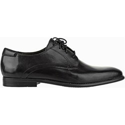 Buty eleganckie męskie Lasocki czarne  - zdjęcie produktu