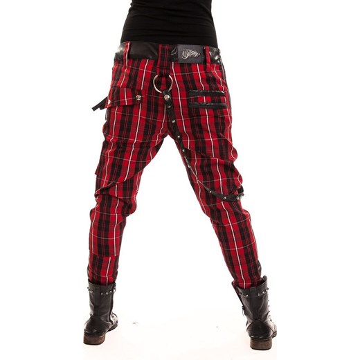 spodnie w kratę punk damskie spodnie w kratę punk damskie