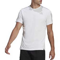 T-shirt męski biały Adidas na wiosnę z krótkim rękawem  - zdjęcie produktu