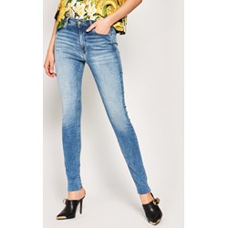 Jeansy damskie Tommy Jeans bez wzorów granatowe  - zdjęcie produktu