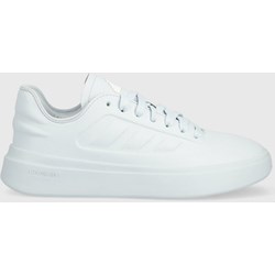 Buty sportowe damskie Adidas sneakersy białe sznurowane  - zdjęcie produktu