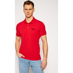 Czerwony t-shirt męski Emporio Armani  - zdjęcie produktu