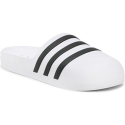 Klapki męskie Adidas bez zapięcia białe sportowe  - zdjęcie produktu
