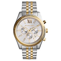 Srebrny zegarek Michael Kors analogowy  - zdjęcie produktu