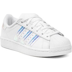 Buty sportowe dziecięce białe Adidas sznurowane  - zdjęcie produktu