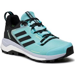 Buty sportowe damskie Adidas terrex miętowe sznurowane na płaskiej podeszwie  - zdjęcie produktu