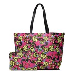 Shopper bag Versace Jeans z nadrukiem  - zdjęcie produktu