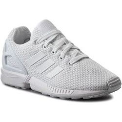 Białe buty sportowe dziecięce Adidas sznurowane  - zdjęcie produktu