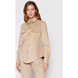 Guess koszula damska z długim rękawem z kołnierzykiem casual  - zdjęcie produktu