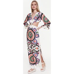 Ba&sh sukienka w kwiaty maxi z długim rękawem  - zdjęcie produktu