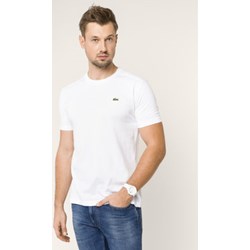 Biały t-shirt męski Lacoste  - zdjęcie produktu