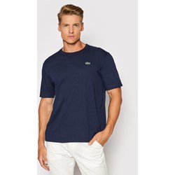 T-shirt męski Lacoste z krótkim rękawem bez wzorów  - zdjęcie produktu