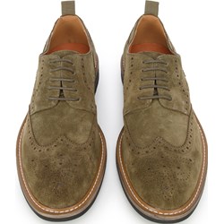 Buty eleganckie męskie zielone WITTCHEN zamszowe  - zdjęcie produktu