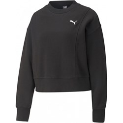 Bluza damska Puma czarna sportowa krótka  - zdjęcie produktu