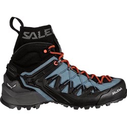 Wielokolorowe buty trekkingowe damskie SALEWA wiązane sportowe płaskie  - zdjęcie produktu