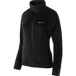 Bluza damska czarna Hi-Tec w sportowym stylu krótka  - zdjęcie produktu
