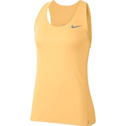 Bluzka damska żółta Nike z okrągłym dekoltem  - zdjęcie produktu