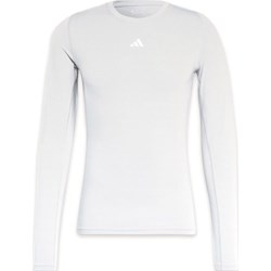 T-shirt męski biały Adidas z długimi rękawami  - zdjęcie produktu