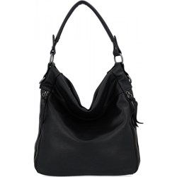 Hernan shopper bag na ramię czarna  - zdjęcie produktu