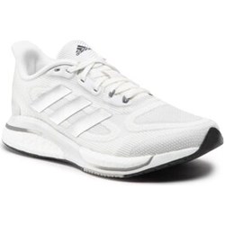 Buty sportowe damskie Adidas sznurowane białe płaskie  - zdjęcie produktu