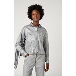 Kurtka damska Wrangler jeansowa krótka bez kaptura  - zdjęcie produktu