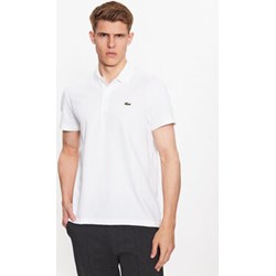 Biały t-shirt męski Lacoste z krótkimi rękawami  - zdjęcie produktu
