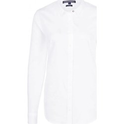 Koszula damska Tommy Hilfiger biała elegancka na wiosnę z długim rękawem  - zdjęcie produktu