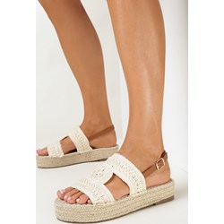 Sandały damskie Born2be boho z klamrą na platformie  - zdjęcie produktu