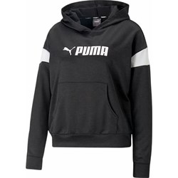 Bluza damska Puma czarna krótka  - zdjęcie produktu