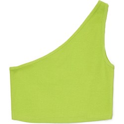Bluzka damska zielona Cropp z okrągłym dekoltem  - zdjęcie produktu