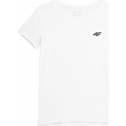Bluzka damska 4F sportowa biała  - zdjęcie produktu