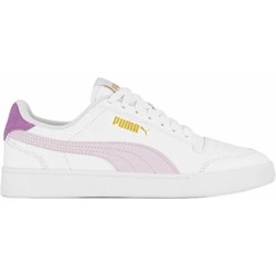 Trampki damskie Puma płaskie sznurowane białe z niską cholewką sportowe  - zdjęcie produktu