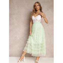 Spódnica zielona Renee elegancka  - zdjęcie produktu