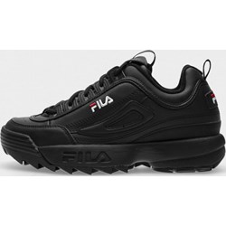 Buty sportowe damskie czarne Fila sneakersy sznurowane  - zdjęcie produktu