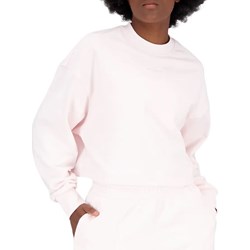 Bluza damska New Balance różowa bawełniana sportowa krótka  - zdjęcie produktu