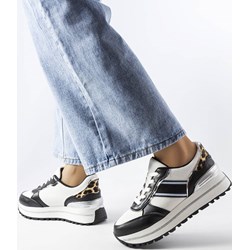 Buty sportowe damskie Gemre sneakersy sznurowane  - zdjęcie produktu