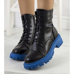Workery damskie Gemre na płaskiej podeszwie sznurowane casual na zimę  - zdjęcie produktu