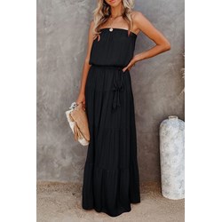 Sukienka IVET czarna gorsetowa  - zdjęcie produktu