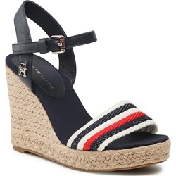 Espadryle damskie Tommy Hilfiger z klamrą wielokolorowe casual z tkaniny na lato  - zdjęcie produktu