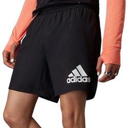Spodenki męskie Adidas z poliestru z napisem  - zdjęcie produktu