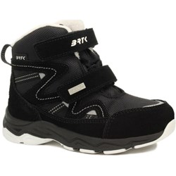 Buty zimowe dziecięce BARTEK na rzepy czarne trzewiki  - zdjęcie produktu