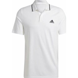 T-shirt męski Adidas biały z krótkim rękawem  - zdjęcie produktu