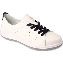 Buty sportowe damskie BEFADO białe sznurowane na wiosnę na płaskiej podeszwie  - zdjęcie produktu