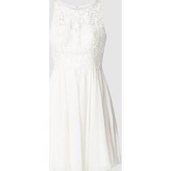 Sukienka Laona z haftami biała bez rękawów  - zdjęcie produktu