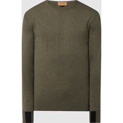 Sweter męski zielony Mos Mosh casualowy  - zdjęcie produktu